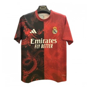 Camisola Real Madrid Dragon 2024-25 Vermelha Manga Curta